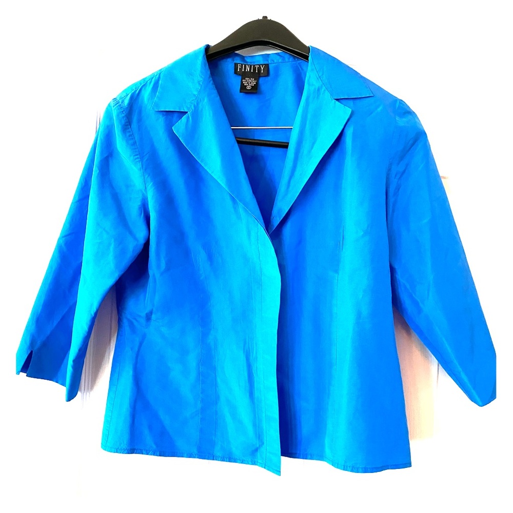 Gorgeous Finity 100% Silk Blouse Size 12